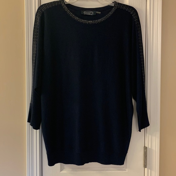 Magaschoni Sweaters - Magaschoni silk cashmere embellished sweater M